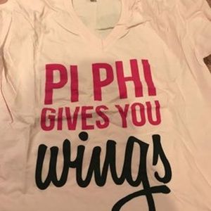 Pi Phi Gives you Wing T-Shirt